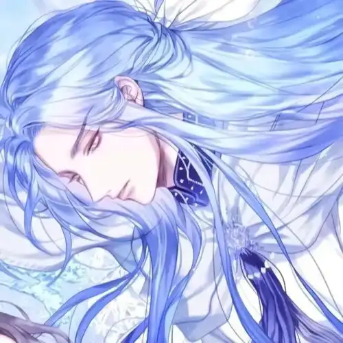 动漫头像女古风蓝色系动