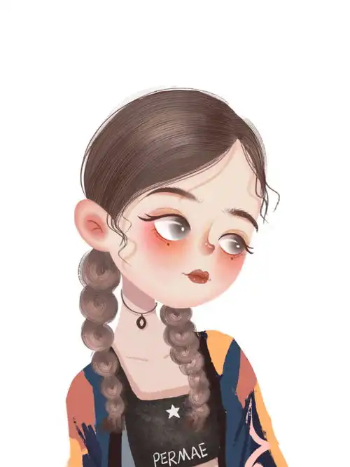 同年美术板绘萌系女孩儿教程,可甜可盐