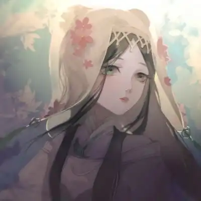 清冷破碎感头像女动漫玫