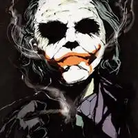 狰狞灰色头像图片