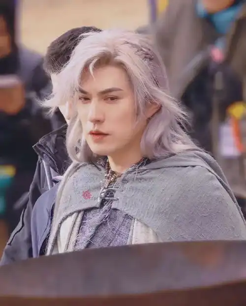 严屹宽白发造型惊艳全场,出演武庚纪还原度超高,不愧是浓颜帅哥