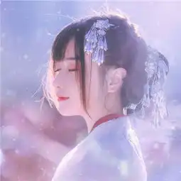 蝴蝶系古风头像仙气女真