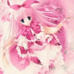 紫色系可爱头像动漫白夜