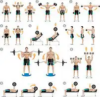 卡通肌肉男运动健身动作元素图片素材模板下载2.03mb动漫人物大全人物形象