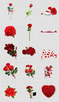 png红色玫瑰png格式红色玫瑰素材图片png红色玫瑰设计模板我图网