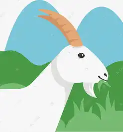 手绘的卡通山羊背景素材图片免费下载千库网
