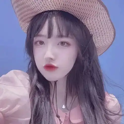 头像蓝色系女真人