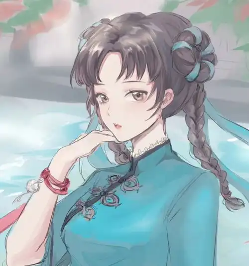 宝藏少女西施头像