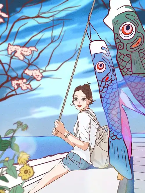 蓝色系的头像女生高级感