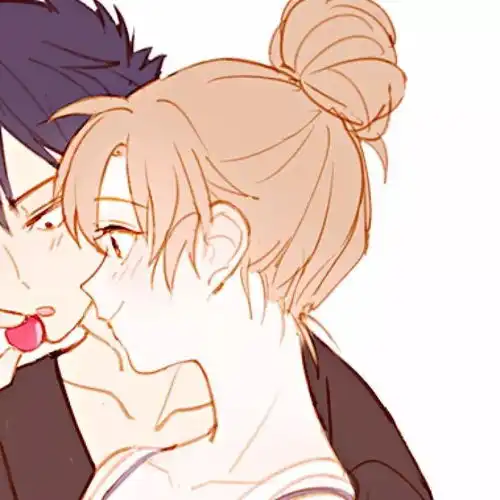 禁欲系情侣头像动漫双人