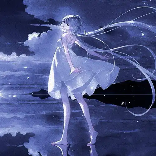 这组蓝色系动漫女头爱了