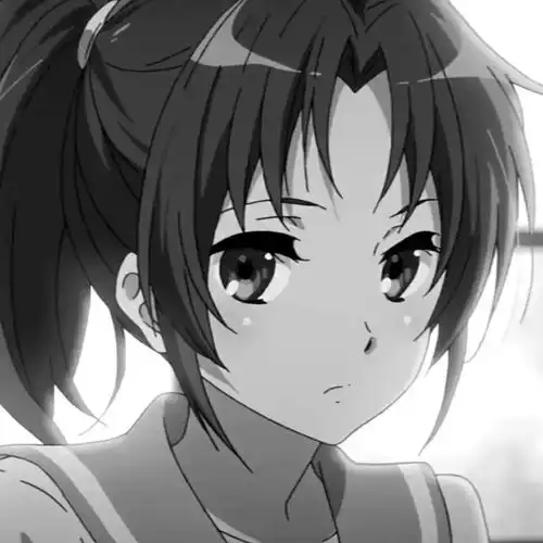 动漫头像黑白微丧头像