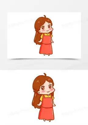 卡通微笑女孩头像大全熊猫办公