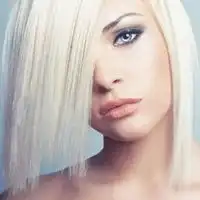 白色头发的女生头像
