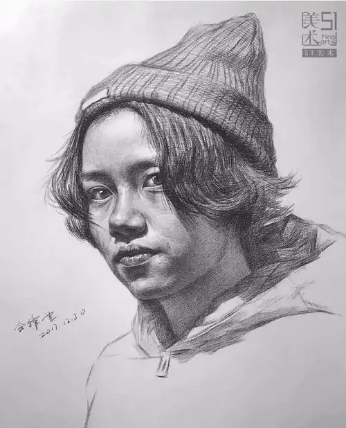 轻松搞定联考素描头像的各种画法