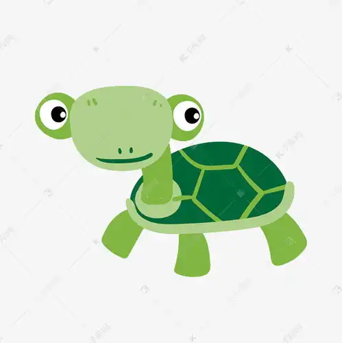 小清新q版绿色乌龟素材图片免费下载千库网