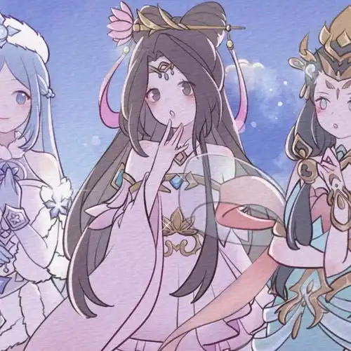 闺蜜四人头像仙女系洛丽