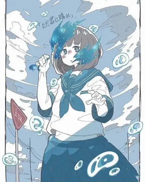 呆萌可爱系动漫女生头像