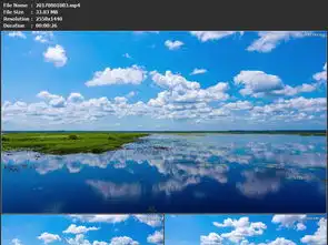 青草草丛意境流云视频蓝天白云流云变化模板素材高清mp4格式下载视频33.03mbled视频背景视频大全
