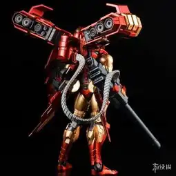 托尼史塔克与高达合体钢铁侠可动手办装满酷炫大炮