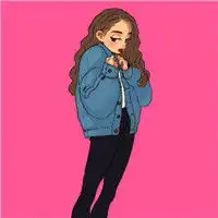 没有你老娘照样活的很好手绘时尚韩系美女头像