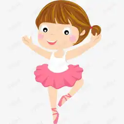 可爱的粉色芭蕾舞女孩插画免抠素材图片免费下载高清png千库网图片编号9505033