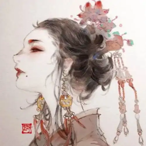 二次元古风萌系头像戏子