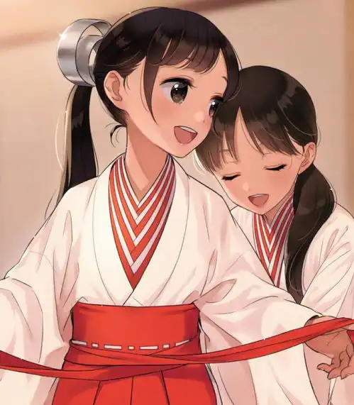 动漫头像好闺蜜系列美图,亲密无间的好姐妹,感情真好