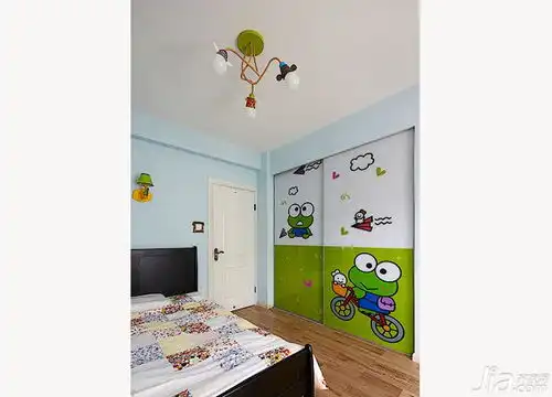 这么可爱一定是男孩子之蓝色系男孩儿童房