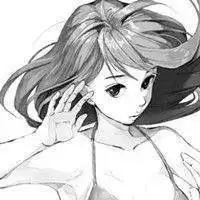 黑白头像素描长发女微信头像图片大全