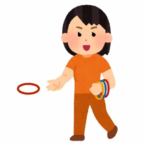 学校运动会游乐场飞镖跳绳运动服卡通插画免扣素材手绘png6插画运动比赛健身