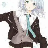 二次元高冷系少女头像