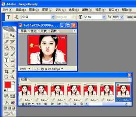 ps真人头像制作卡通图层
