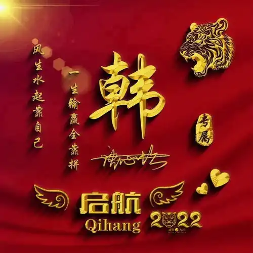 2022你的微信头像该换了,39张虎年3d高端精致签名头像,有你的吗
