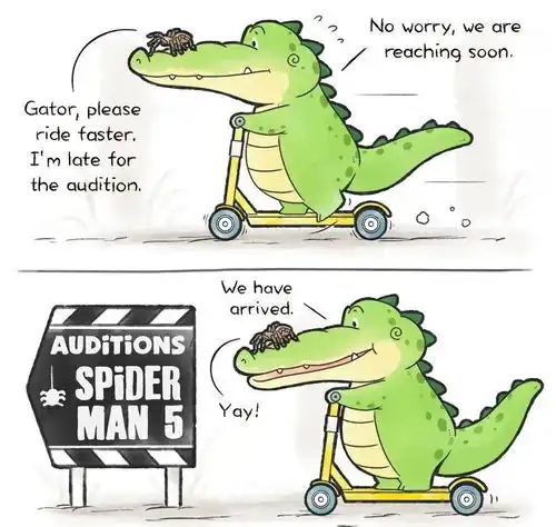 治愈小漫画短吻鳄buddygator暖心故事