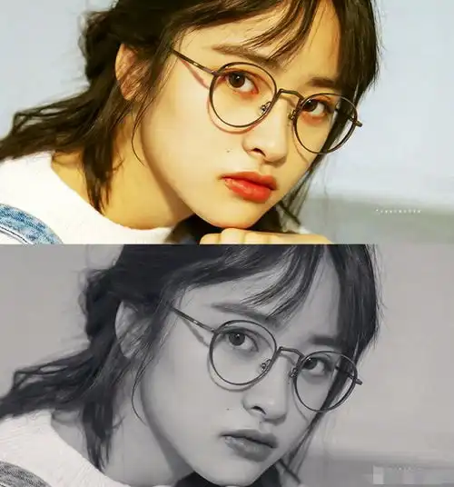 原以为杨幂郑爽戴眼镜已经够好看了,没想到刘诗诗才是真的惊艳