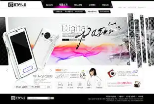 白色系列网页数码产品模板素材