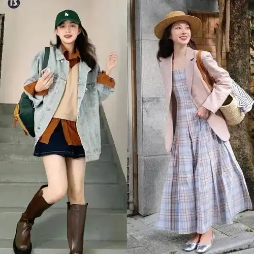 秋天别总穿黑白灰,治愈系浅色搭配示范,温柔显白,太有气质