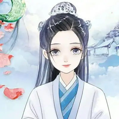 好看的微信头像女生古风古韵手绘标准美女