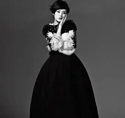 孙俪的摩登短发集