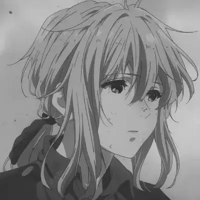 动漫女头像丧系伤感哭泣