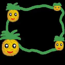 图片免费下载卡通菠萝素材卡通菠萝模板千图网