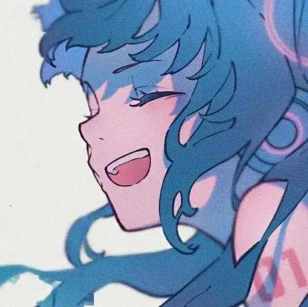 绝美蓝色系动漫头像值得保存