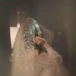 黑色丧系婚纱头像女婚纱