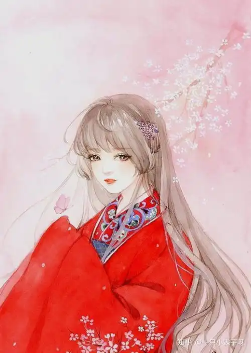 人物绘画,古风小仙女插画图集,细节超赞真的要美哭了叭