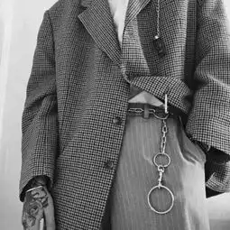 黑白部位男头.做一个很酷的人qq男生头像我要个性网