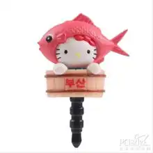 百变螃蟹装扮成瘾的kitty耳机塞