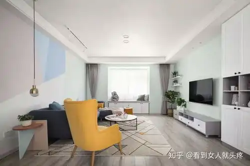 135㎡清新北欧3室2厅,卡座餐厅浪漫又实用福州装修公司