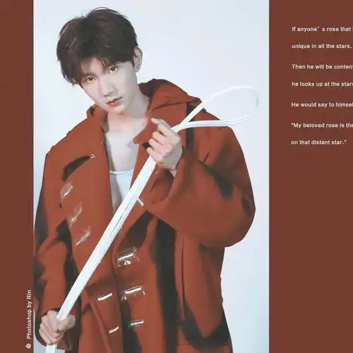 200417饭修王源绝美图片玫瑰与少年的独特碰撞