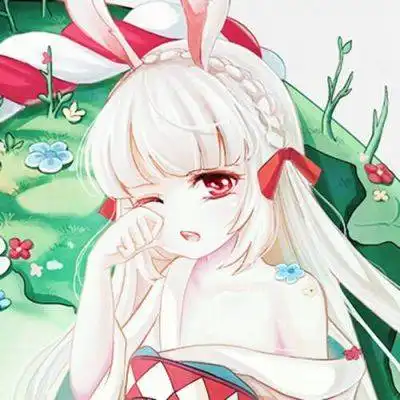 萌系动漫头像兔子图片那